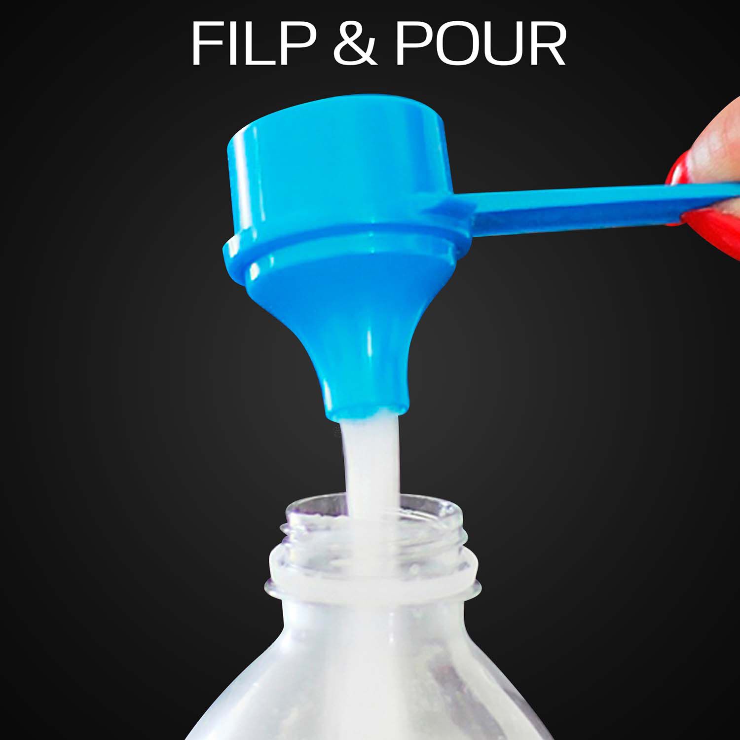 On-the-Go Scoop Funnel - Purple - 4 Pack